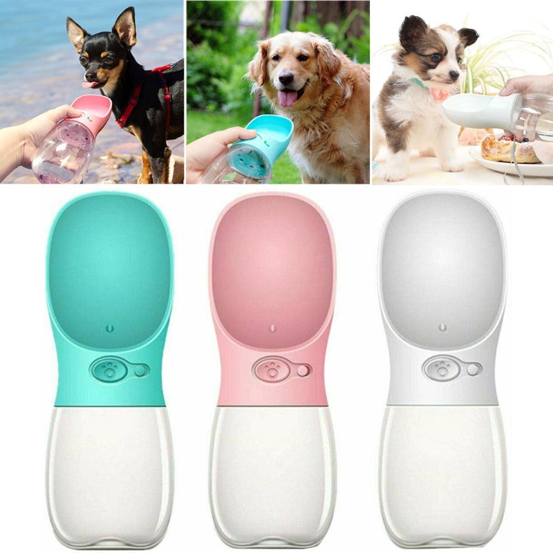 Portable Dog Food Feeder, Poop Scoop, Water Dispenser 4 in 1 Dog