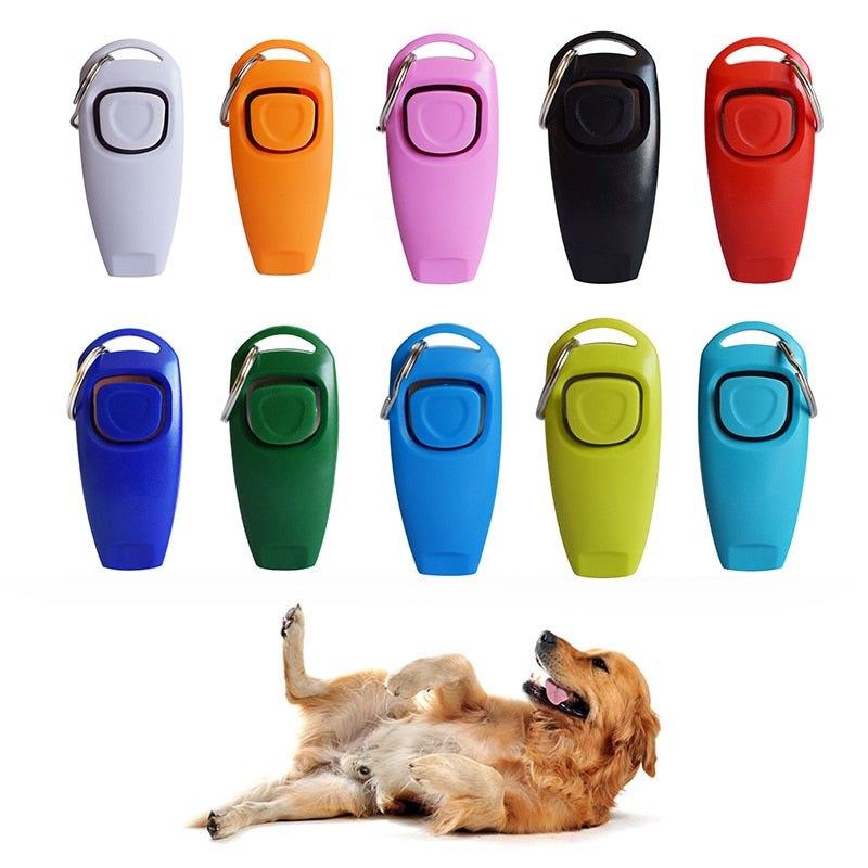 Promotional Pet Training Clicker-Whistle Key Chain