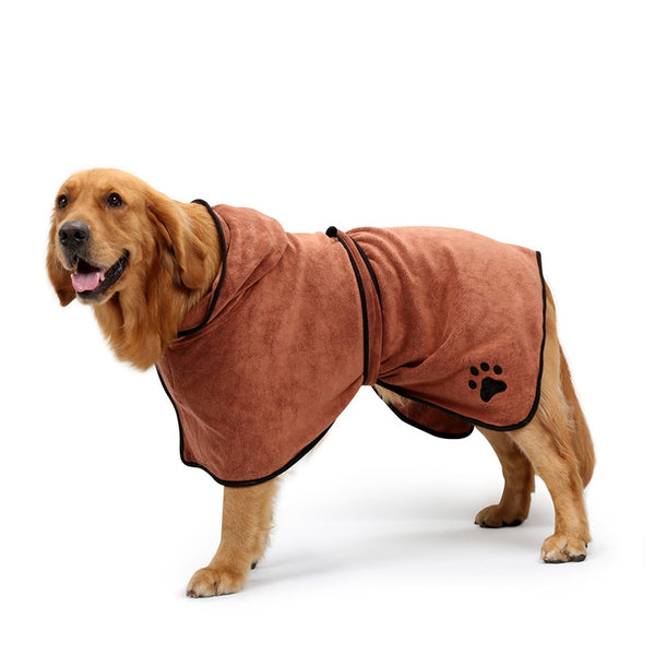 Dog bath 2025 towel wrap