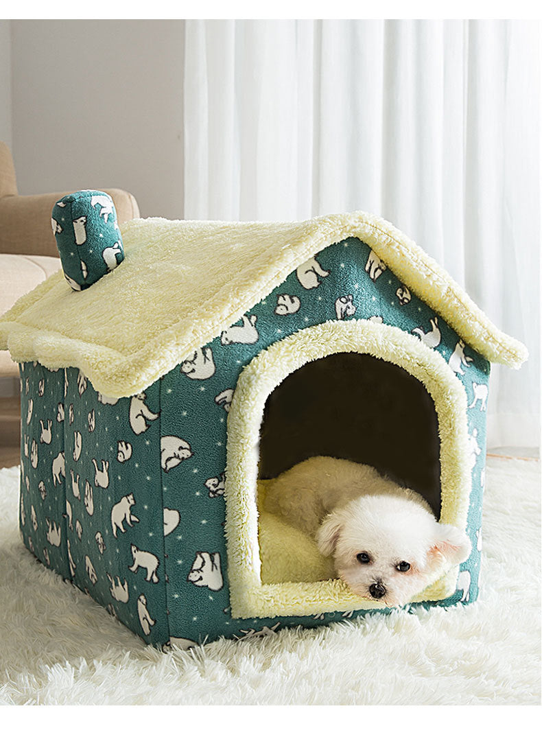 Foldable Pet house kennel bed mat