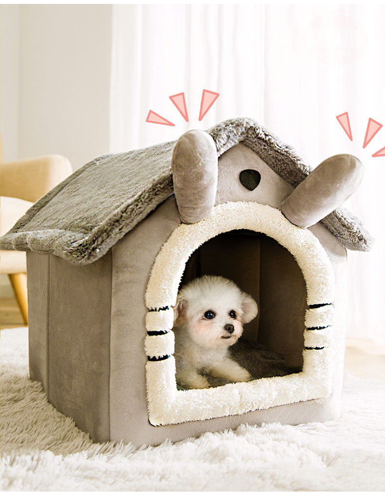 Foldable Pet house kennel bed mat