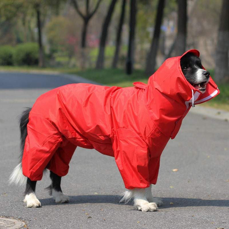 Waterproof Dog Raincoat Jumpsuit