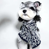 Navy Dog Scarf