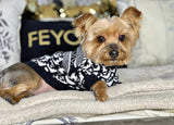 Black and Patterns Dog sweater