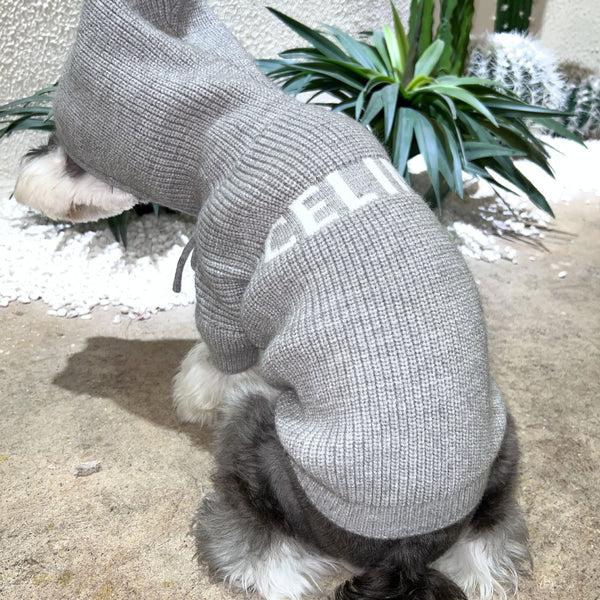 Gray Warm Dog Sweater