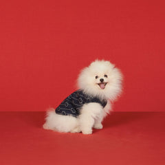 Navy Warm Dog Sweater