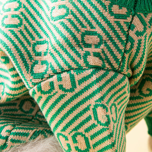 Green Lovely Dog Sweater