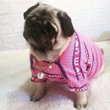 Pink Cotton Dog Sweater