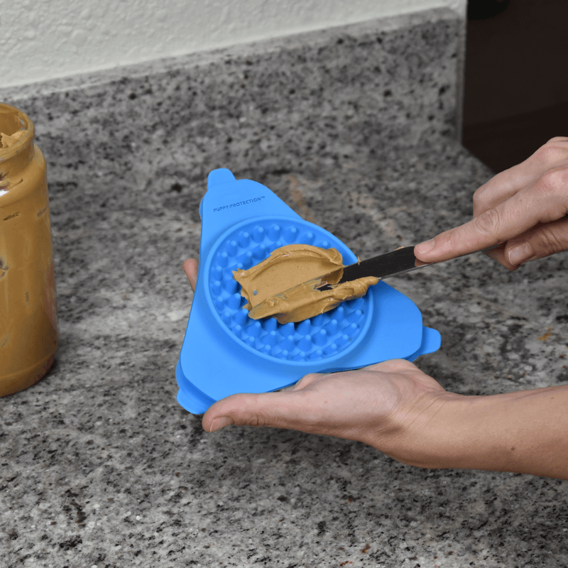 Dog Licking Pad with Peanut butter | PUPPY-PROTECTION™