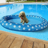 Blue Paw Dog Floating Row