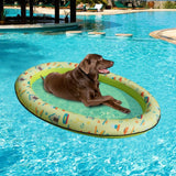 Green Oval Dog Floating Row