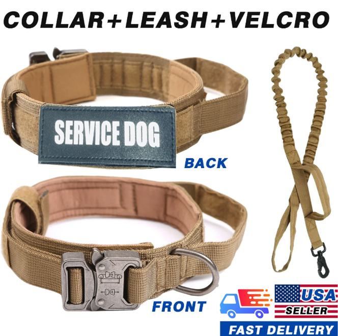 USA Flag Tactical Dog Collar