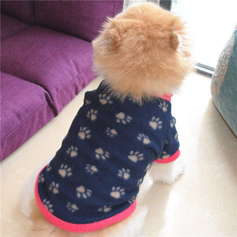 Colourful Fleece Clothes For Dogs