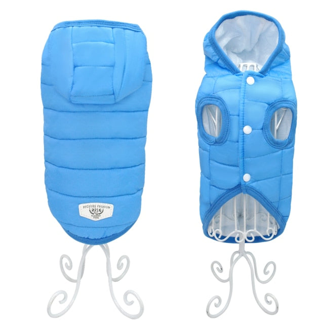 Waterproof Hooded Jacket For Dogs