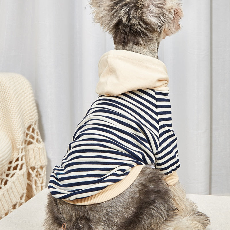 Stripe Hoodie For Dogs