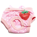 Washable Dog Sanitary Shorts (Cute Ruffles)